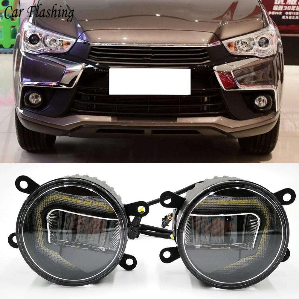 3-IN-1 Functions Auto LED DRL Daytime Running Light Car Projector Fog Lamp with yellow signal For Mitsubishi ASX 2011-2018
3-IN-1 Functions Auto LED DRL Daytime Running Light Car Projector Fog Lamp with yellow signal For Mitsubishi ASX 2011-2018