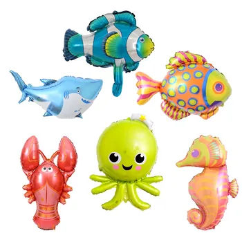 Lucky 50pcs/lot Mini Sea Word Fish Lobster Shark Balloon Baby Shower Foil Air Balloons Party Decoration Globo Inflatable Toys
Lucky 50pcs/lot Mini Sea Word Fish Lobster Shark Balloon Baby Shower Foil Air Balloons Party Decoration Globo Inflatable Toys