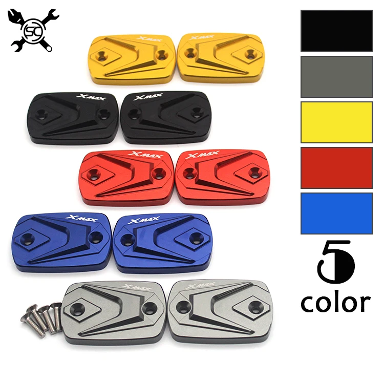 Motorcycle Aluminum Front Brake Clutch Cylinder Fluid Reservoir Cover For YAMAHA XMAX 125 250 300 XMAX300 XMAX250 2017 2018
Motorcycle Aluminum Front Brake Clutch Cylinder Fluid Reservoir Cover For YAMAHA XMAX 125 250 300 XMAX300 XMAX250 2017 2018