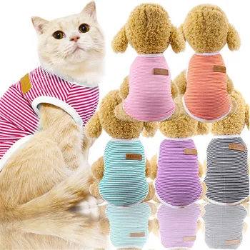 Classic Stripe Dog Shirt Cheap Dog Clothes For Small Dogs Summer Chihuahua Tshirt Cute Puppy Vest Yorkshire Terrier Pet Clothes
Classic Stripe Dog Shirt Cheap Dog Clothes For Small Dogs Summer Chihuahua Tshirt Cute Puppy Vest Yorkshire Terrier Pet Clothes