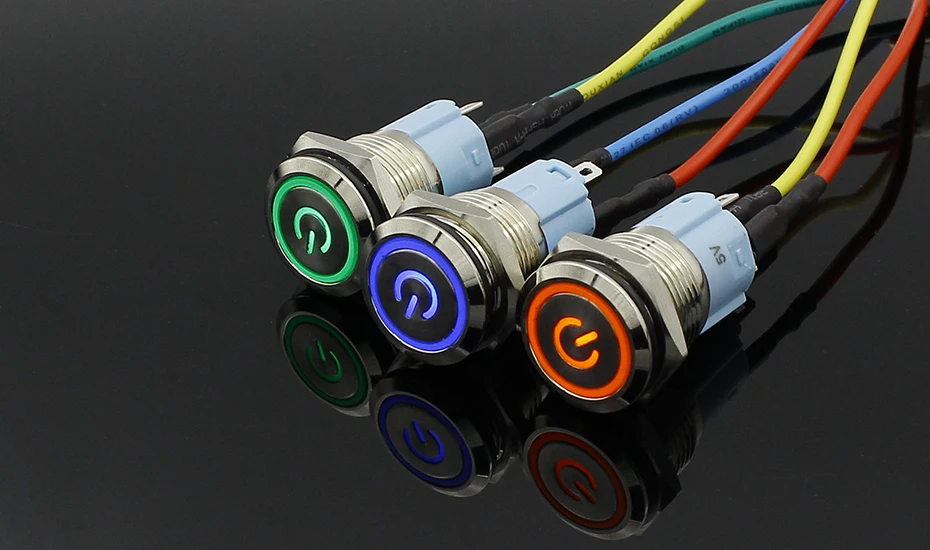 16mm Metall LED Drucktaster