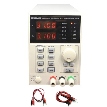 KA3003D 220V30V/3A High Precision Variable Adjustable 10mV/1mA Programme Digital DC Power Supply Lab R&D Production Phone Repair
KA3003D 220V30V/3A High Precision Variable Adjustable 10mV/1mA Programme Digital DC Power Supply Lab R&D Production Phone Repair