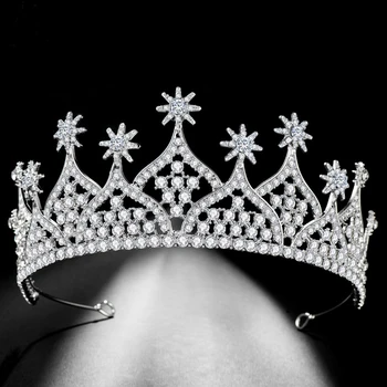 New Fashion Paved Zircon Wedding Tiara Crown Bridal Headpiece Hair Accessories CZ Coroa Novia Bijoux Cheveux Bride Hair Jewelry
New Fashion Paved Zircon Wedding Tiara Crown Bridal Headpiece Hair Accessories CZ Coroa Novia Bijoux Cheveux Bride Hair Jewelry
