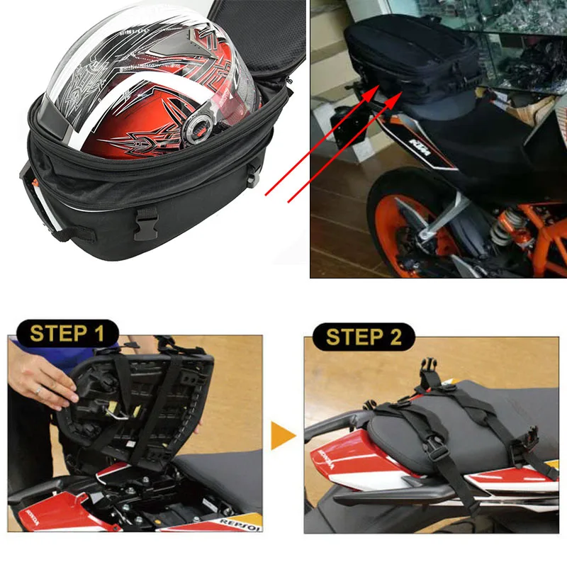 DUKE 125 200 390 RC390 Helmet bag Rear Seat Bag Motorcycle Saddle bag For KTM 1050 1090 1190 1290 ADV
DUKE 125 200 390 RC390 Helmet bag Rear Seat Bag Motorcycle Saddle bag For KTM 1050 1090 1190 1290 ADV