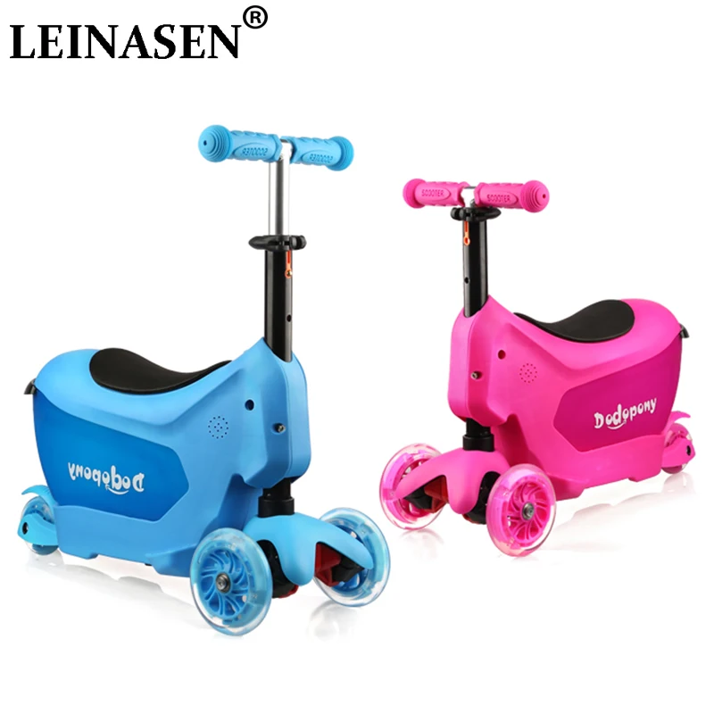kids luggage toy box Can sit ride scooter rolling suitcase Three-wheeled skateboard box car luggage for 1-6 years old kids
kids luggage toy box Can sit ride scooter rolling suitcase Three-wheeled skateboard box car luggage for 1-6 years old kids