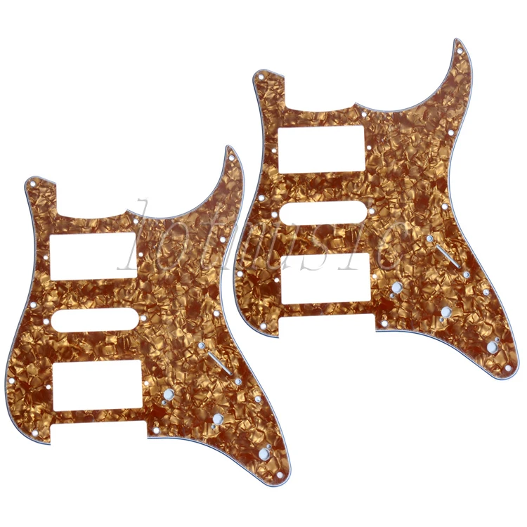 2pcs high quality cinnamon pearl HSH Guitar Pickguard for Fender Strat ST Replacement 3ply
2pcs high quality cinnamon pearl HSH Guitar Pickguard for Fender Strat ST Replacement 3ply