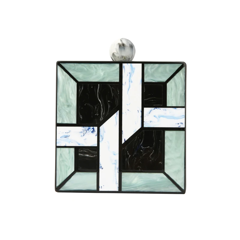 Geometric Patchwork Marble Women Messenger Handbag Acrylic Box Shoulder Lady Crossbody Bag Female Acrylic Box Evening Clutch
Geometric Patchwork Marble Women Messenger Handbag Acrylic Box Shoulder Lady Crossbody Bag Female Acrylic Box Evening Clutch