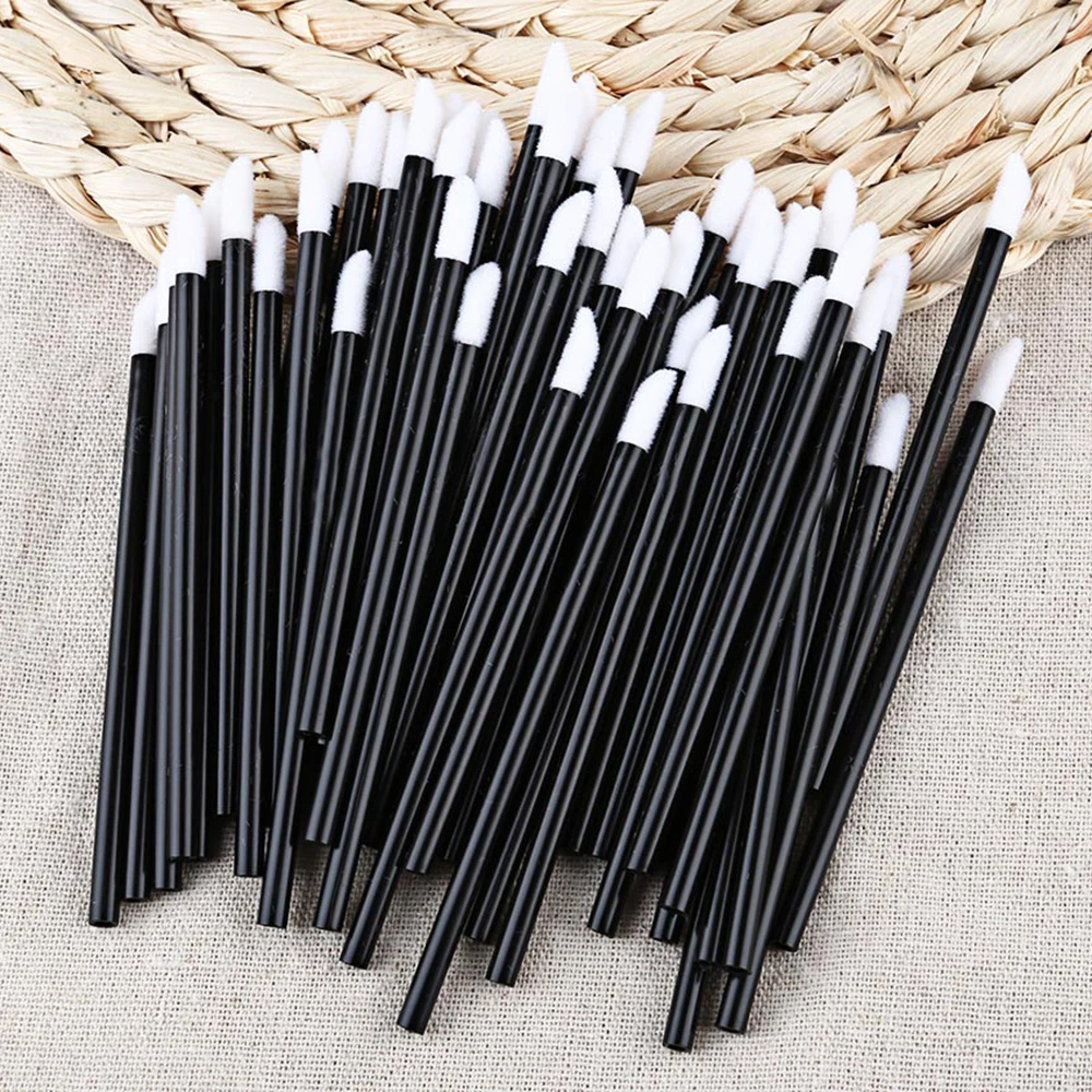Makeup Brushes Pen Cleaning Eyelash Brush Lip Brush Lipstick Gloss Mascara Wands Applicator Makeup Tool 100pcs Black Disposable
Makeup Brushes Pen Cleaning Eyelash Brush Lip Brush Lipstick Gloss Mascara Wands Applicator Makeup Tool 100pcs Black Disposable