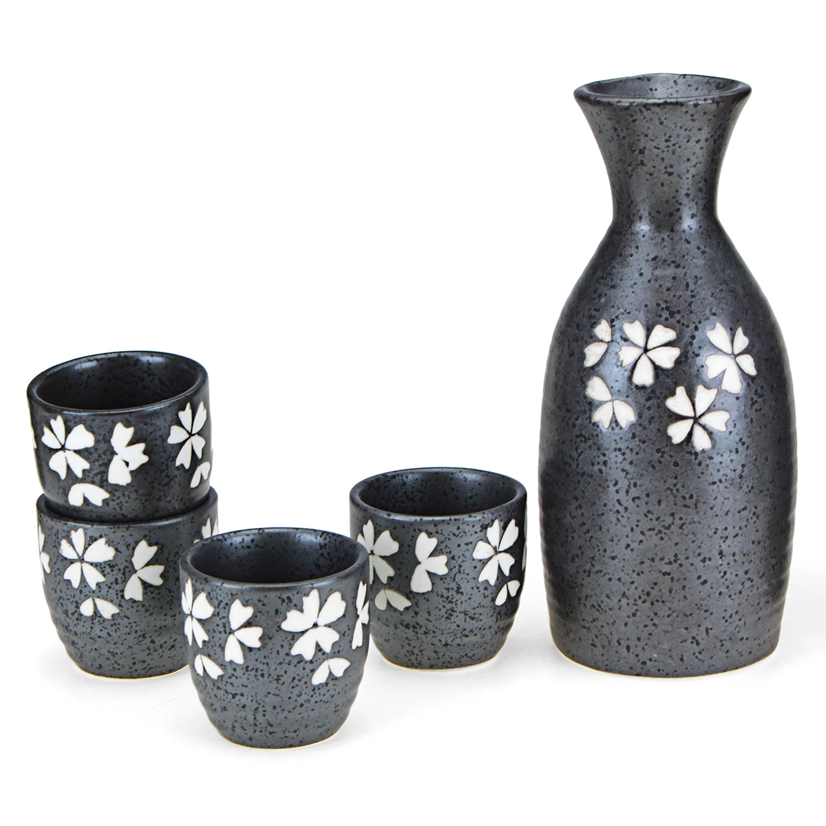350ml Japanese Style Cherry Blossoms Sake Pot Bottle Flagon Liquor Cups Set of 5 PCS Ceramics Hip Flask Wine Mug
350ml Japanese Style Cherry Blossoms Sake Pot Bottle Flagon Liquor Cups Set of 5 PCS Ceramics Hip Flask Wine Mug