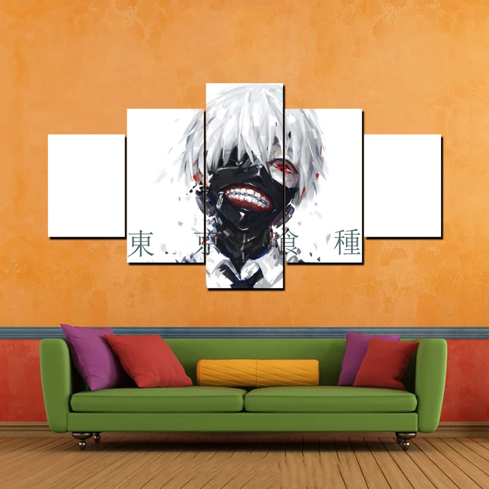 Canvas Prints Pictures Wall Art 5 Pieces Tokyo Ghouls Painting Cartoon Home Decor Modern Modular Poster For Living Room Frame
Canvas Prints Pictures Wall Art 5 Pieces Tokyo Ghouls Painting Cartoon Home Decor Modern Modular Poster For Living Room Frame