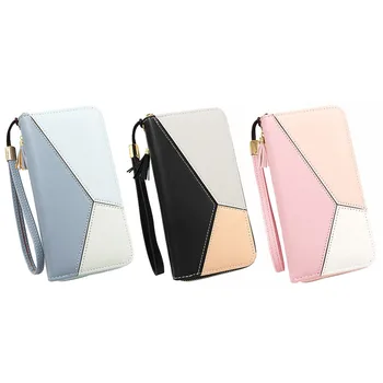 Ladies Fashion Women Long Wallet Zipper Clutch Purse Female Patchwork Tassel PU Phone Multifunction Card Holder New Bag Carteira
Ladies Fashion Women Long Wallet Zipper Clutch Purse Female Patchwork Tassel PU Phone Multifunction Card Holder New Bag Carteira