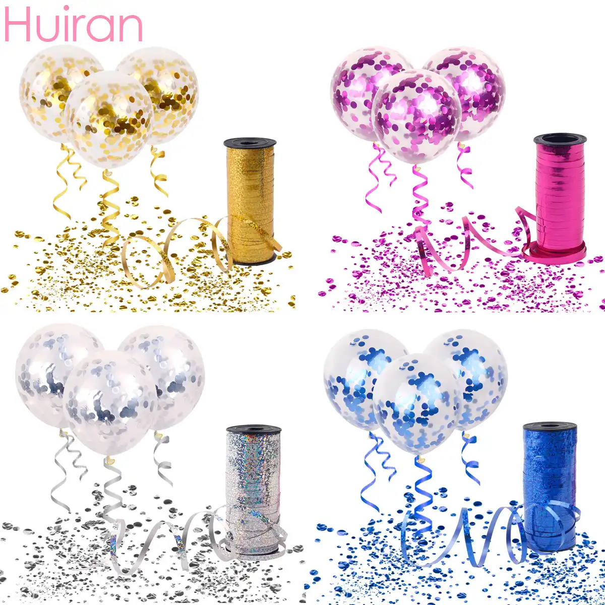 ribbon roll confetti balloon wedding birthday balloons party dc