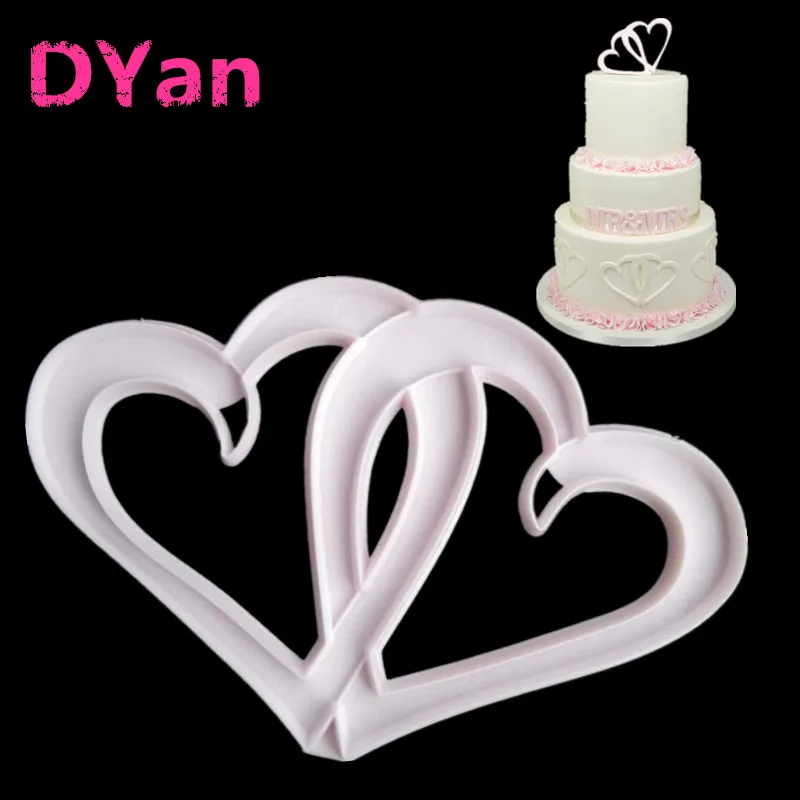 DIY Double Heart Mold Paper Clay Cut Mold Cake Biscuits Soft Pottery Commonly Used Clay Mold Kitchen Cake Decoration Mold A1495
DIY Double Heart Mold Paper Clay Cut Mold Cake Biscuits Soft Pottery Commonly Used Clay Mold Kitchen Cake Decoration Mold A1495