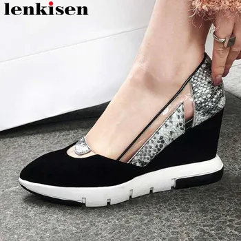 Lenkisen woman brand slip on pumps sheep leather slip on oxford pointed toe snakeskin pattern popular pvc transparent shoes L79
Lenkisen woman brand slip on pumps sheep leather slip on oxford pointed toe snakeskin pattern popular pvc transparent shoes L79