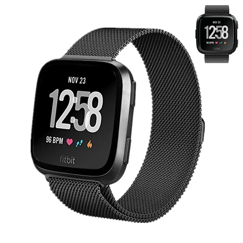 ASHEI For Fitbit Versa Bands Stainless Steel Milanese Mesh Loop Bracelet Wristbands with Magnet Lock for Fitbit Versa Strap Band
ASHEI For Fitbit Versa Bands Stainless Steel Milanese Mesh Loop Bracelet Wristbands with Magnet Lock for Fitbit Versa Strap Band