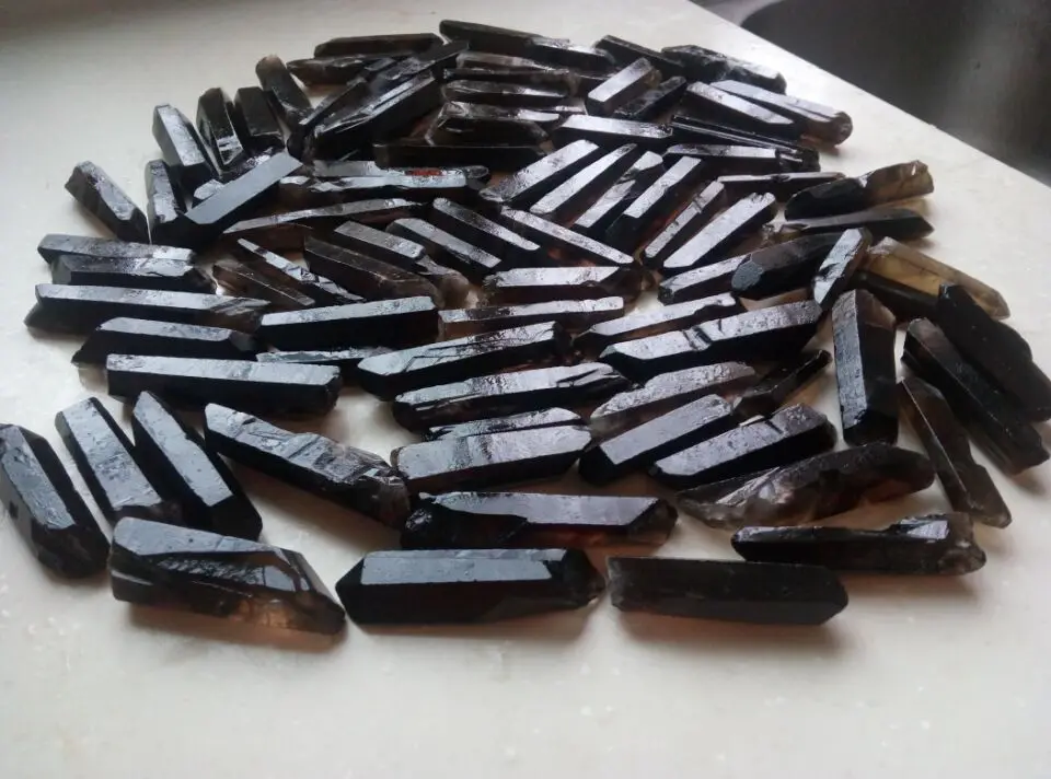2.2LB Длинный натуральный кристалл дымчатого кварца точки A + растровый образец жезла
2.2LB Длинный натуральный кристалл дымчатого кварца точки A + растровый образец жезла