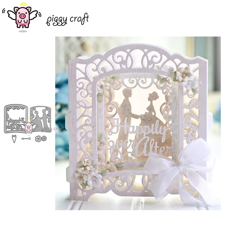 Piggy Craft metal cutting dies cut die mold Wedding decoration flower frame Scrapbook paper craft knife mould stencils dies
Piggy Craft metal cutting dies cut die mold Wedding decoration flower frame Scrapbook paper craft knife mould stencils dies