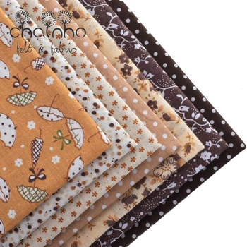 Thin Cotton Fabric For Patchwork Quilting Sewing Tilda Fat Quarters Cloth Scrapbooking 50*50CM 7 Designs mixed Coffee Color
Thin Cotton Fabric For Patchwork Quilting Sewing Tilda Fat Quarters Cloth Scrapbooking 50*50CM 7 Designs mixed Coffee Color