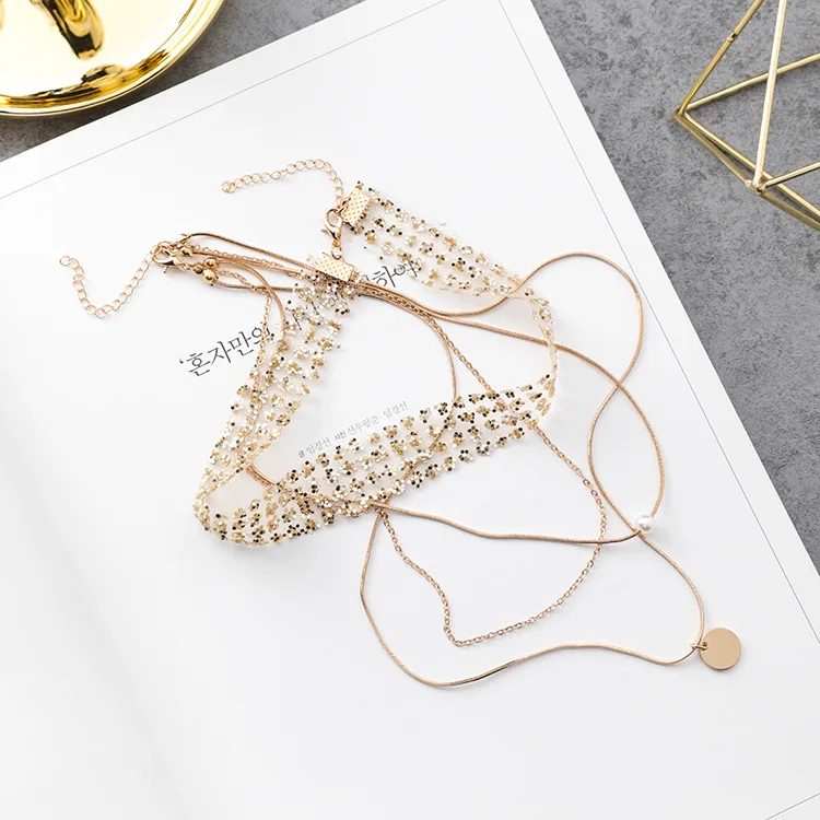 2018 Europe Style Fashion Statement Chocker Exaggerate Multilayer Sequins Chain Necklace Kolye For Women Accessories
2018 Europe Style Fashion Statement Chocker Exaggerate Multilayer Sequins Chain Necklace Kolye For Women Accessories