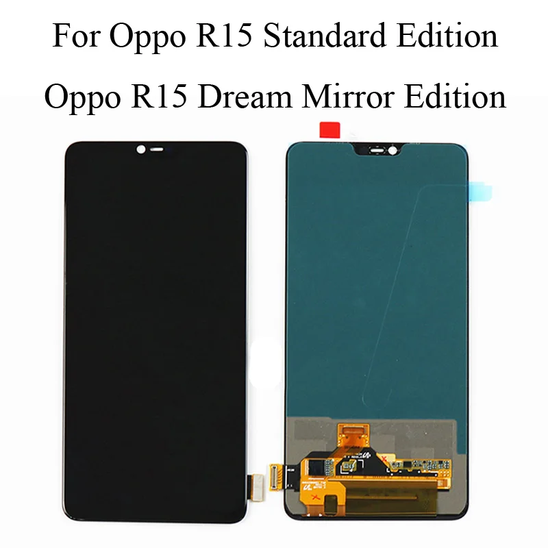 For Oppo R15 / For Oppo R15 Dream Mirror Edition / R15 DME 4G+ LCD DIsplay + Touch Screen Digitizer Assembly Replacement
For Oppo R15 / For Oppo R15 Dream Mirror Edition / R15 DME 4G+ LCD DIsplay + Touch Screen Digitizer Assembly Replacement