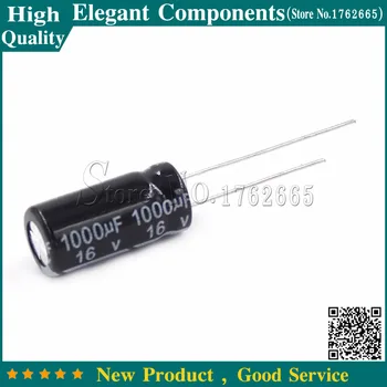 100Pcs 1000UF 16V 16V 1000UF Aluminum Electrolytic Capacitors Size 8*16MM 1000 UF / 16 V Electrolytic Capacitor
100Pcs 1000UF 16V 16V 1000UF Aluminum Electrolytic Capacitors Size 8*16MM 1000 UF / 16 V Electrolytic Capacitor