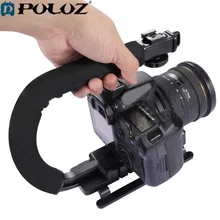 PULUZ U-shaped Grip Triple Shoe Mount For Canon For Sony DSLR Camera Video Action Stabilizing Handle Grip Rig Camera Accessory
PULUZ U-shaped Grip Triple Shoe Mount For Canon For Sony DSLR Camera Video Action Stabilizing Handle Grip Rig Camera Accessory