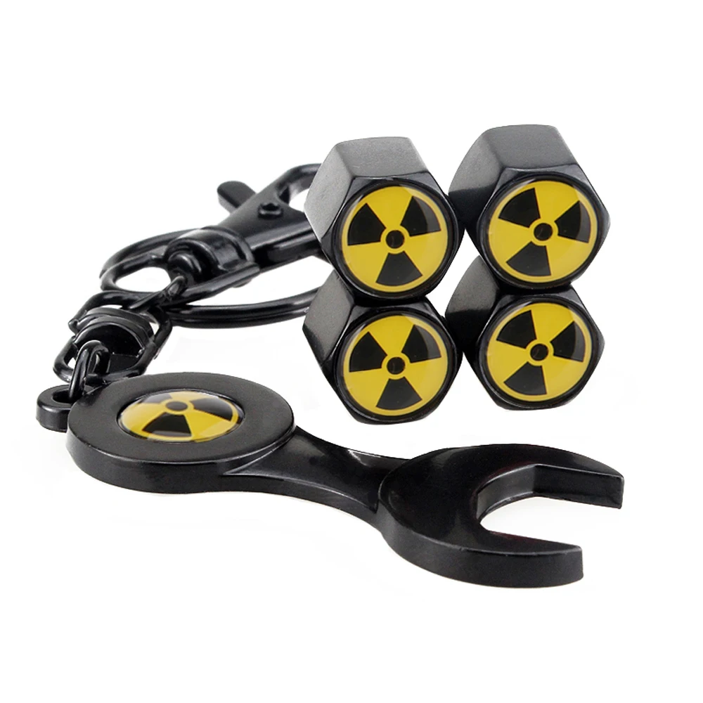 Auto Car Styling For Radiation Logo Wheels Tire Valve Stem Caps Keychain For VW Golf Polo GTI Toyota Nissan Tiida Almera Honda
Auto Car Styling For Radiation Logo Wheels Tire Valve Stem Caps Keychain For VW Golf Polo GTI Toyota Nissan Tiida Almera Honda