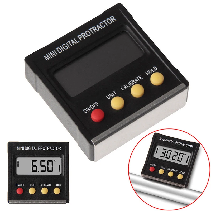 NEW 360 Degree Mini Cube Digital Gauge Magnetic Base Angle Protractor Level Inclinometer Wholesale
NEW 360 Degree Mini Cube Digital Gauge Magnetic Base Angle Protractor Level Inclinometer Wholesale