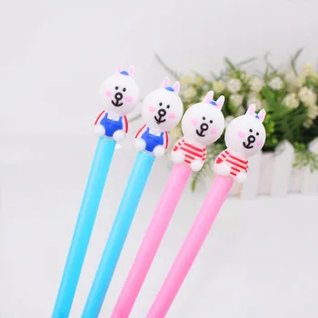 10pcs/lot creative stationery cute cartoon Korean rabbit gel pen 0.5mm black water pen signature pen
10pcs/lot creative stationery cute cartoon Korean rabbit gel pen 0.5mm black water pen signature pen