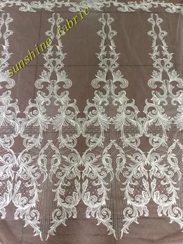Top Quality African embroidered Tulle Lace Fabric Y1016 for party White African French Lace Fabric
Top Quality African embroidered Tulle Lace Fabric Y1016 for party White African French Lace Fabric