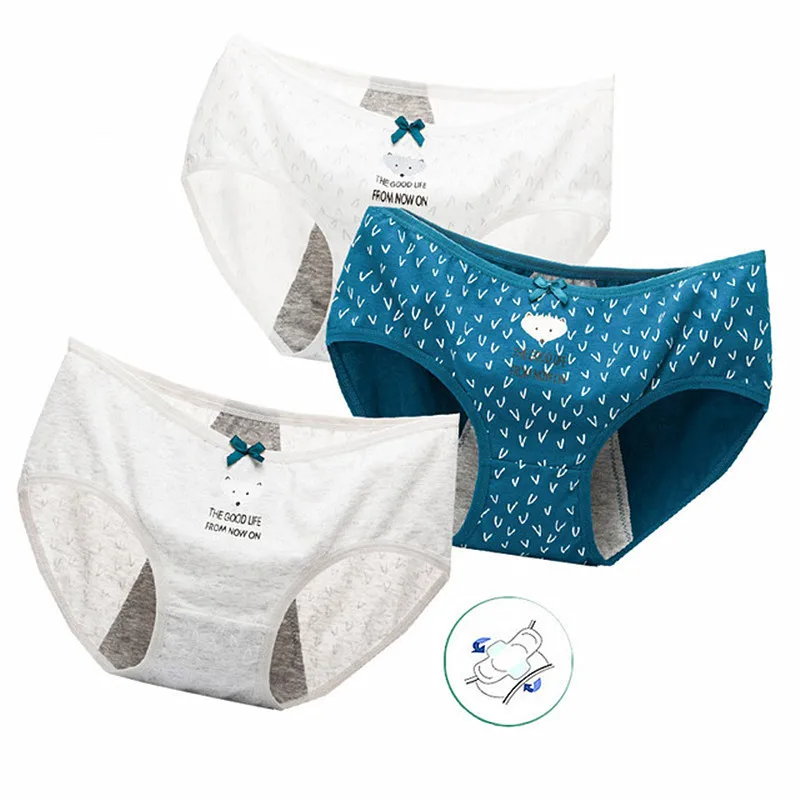 3pcs/lot ladies menstrual period panties leakproof Low Waist women briefs Healthy Cotton lingerie woman menstruation underwear
3pcs/lot ladies menstrual period panties leakproof Low Waist women briefs Healthy Cotton lingerie woman menstruation underwear