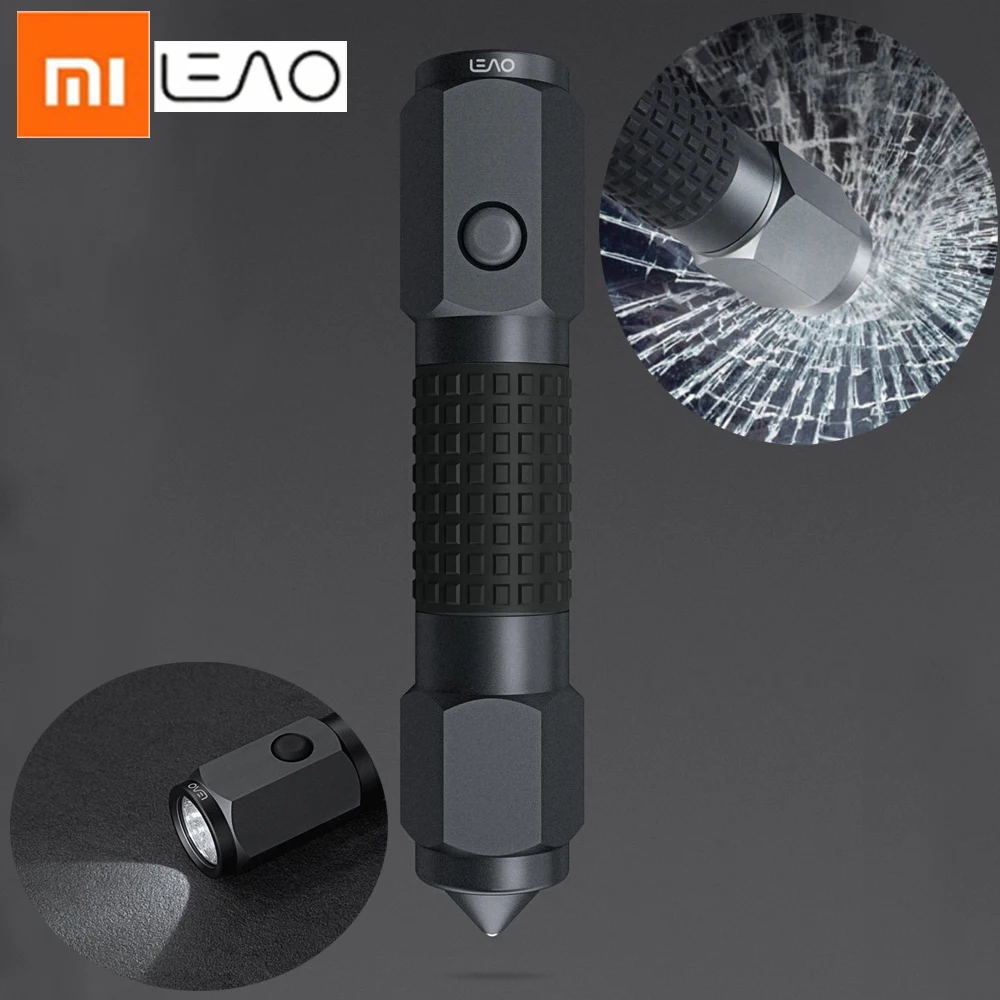 Xiaomi IPX7 Waterproof 3 Modes LED Flash light Car Safety Hammer Flash Light Tactical Head Seat Belt Cutter Electric Torch
Xiaomi IPX7 Waterproof 3 Modes LED Flash light Car Safety Hammer Flash Light Tactical Head Seat Belt Cutter Electric Torch