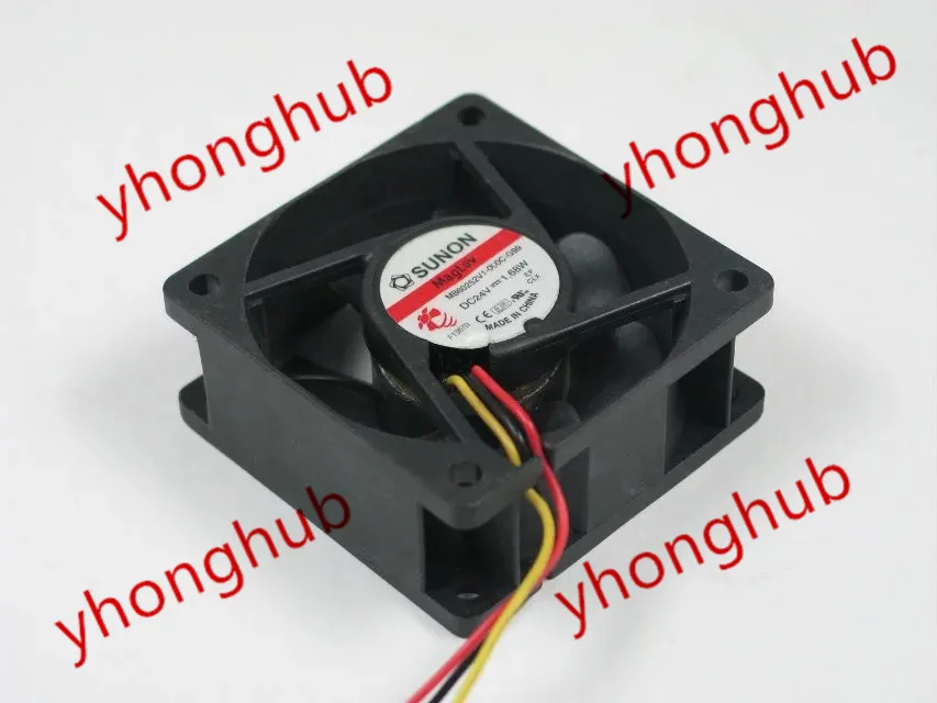 SUNON MB60252V1-000C-G99 DC 24V 1,68 W 60x60x25mm вентилятор охлаждения сервера 
SUNON MB60252V1-000C-G99 DC 24V 1,68 W 60x60x25mm вентилятор охлаждения сервера
