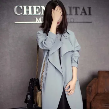 Off the Shelf 2018 European And American Wind Jorg Gray Long Loose Lace-up Trench Coat Female S M L XL 2XL Free shipping
Off the Shelf 2018 European And American Wind Jorg Gray Long Loose Lace-up Trench Coat Female S M L XL 2XL Free shipping