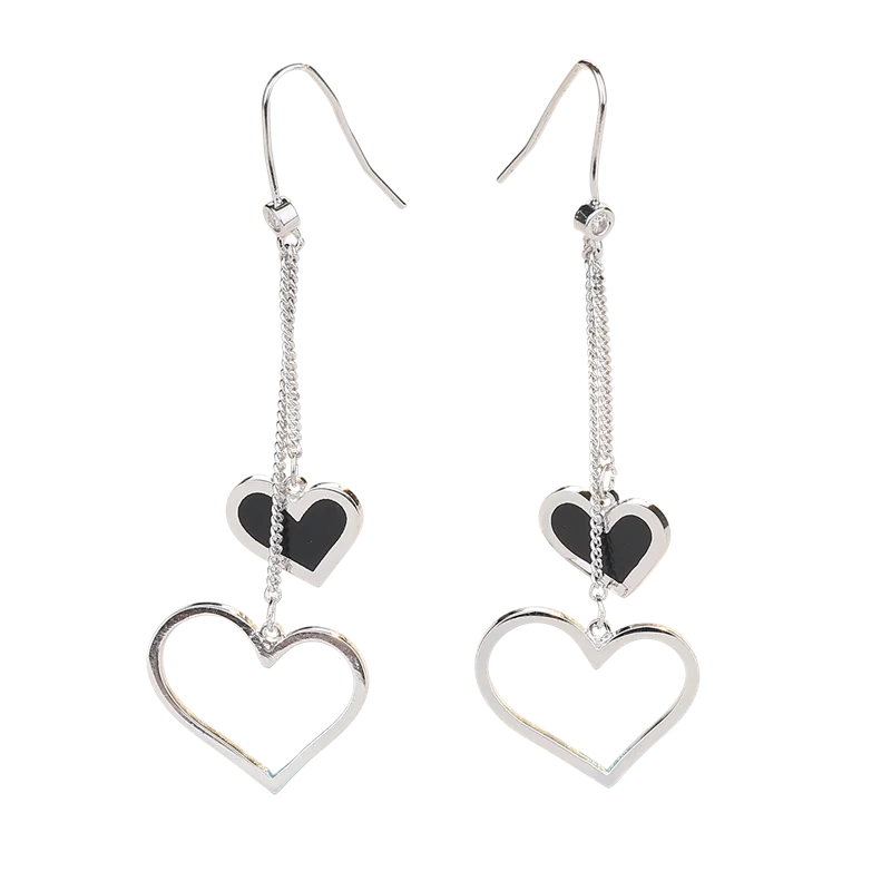 2018 Fashion Woman Genuine AAA Shiny Cubic Zircon Stud Heart Earring Long Female Party Jewelry 925 Sterling Silver Earrings
2018 Fashion Woman Genuine AAA Shiny Cubic Zircon Stud Heart Earring Long Female Party Jewelry 925 Sterling Silver Earrings