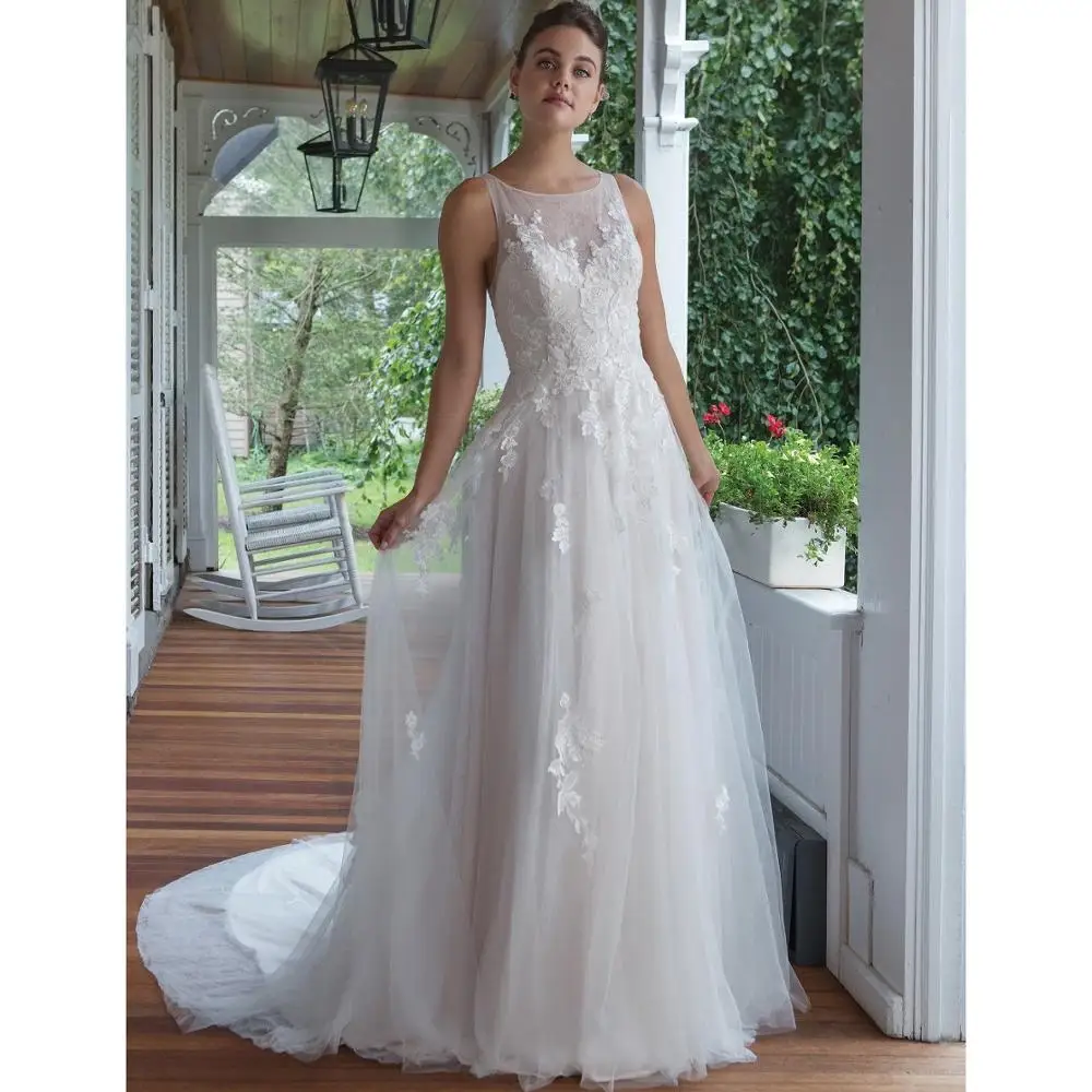 2019 New Arrival Elegant Plus Size Wedding Dress O Neck Lace Appliques Formal Princess Bridal Gown Robe De Soiree
2019 New Arrival Elegant Plus Size Wedding Dress O Neck Lace Appliques Formal Princess Bridal Gown Robe De Soiree