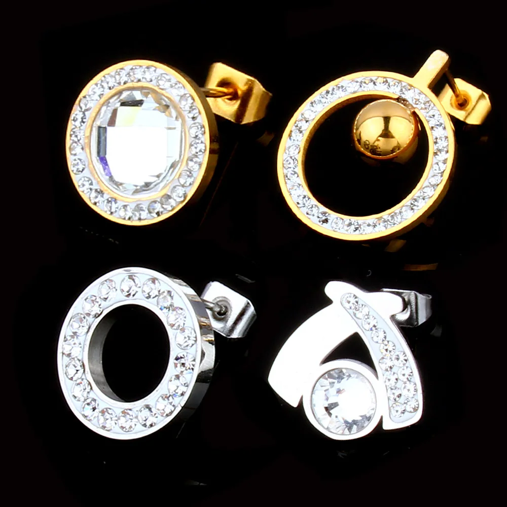 SHE WEIER Stainless Steel Earrings Crystal Earrings 2018 Korean Fashion Women Studs Titanium Minimalist Earing Female Small
SHE WEIER Stainless Steel Earrings Crystal Earrings 2018 Korean Fashion Women Studs Titanium Minimalist Earing Female Small