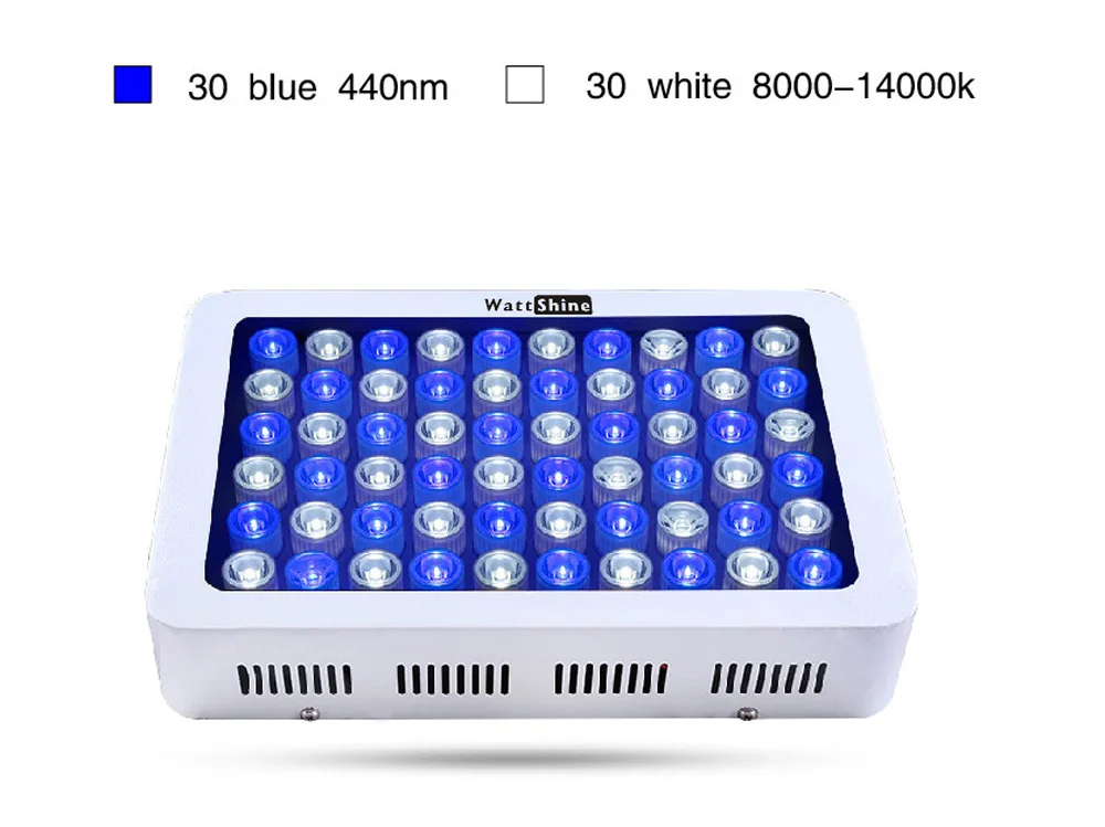 Hot sale Dimmable 60x3W Aquarium lights Free shipping Freshwater fish Coral raising raise plants marine aquarium led lighting (17)