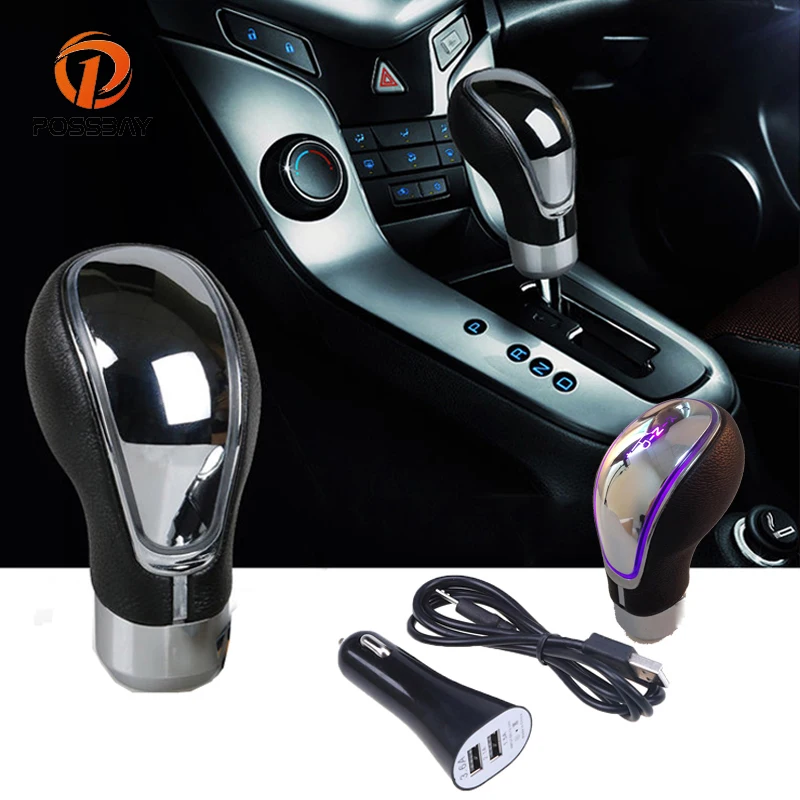 POSSBAY Touch Motion Activated Manual LED Car Shift Knob Shifter Lever Gear Knob Multi-Color for VW Peugeot Mercedes Audi Ford
POSSBAY Touch Motion Activated Manual LED Car Shift Knob Shifter Lever Gear Knob Multi-Color for VW Peugeot Mercedes Audi Ford