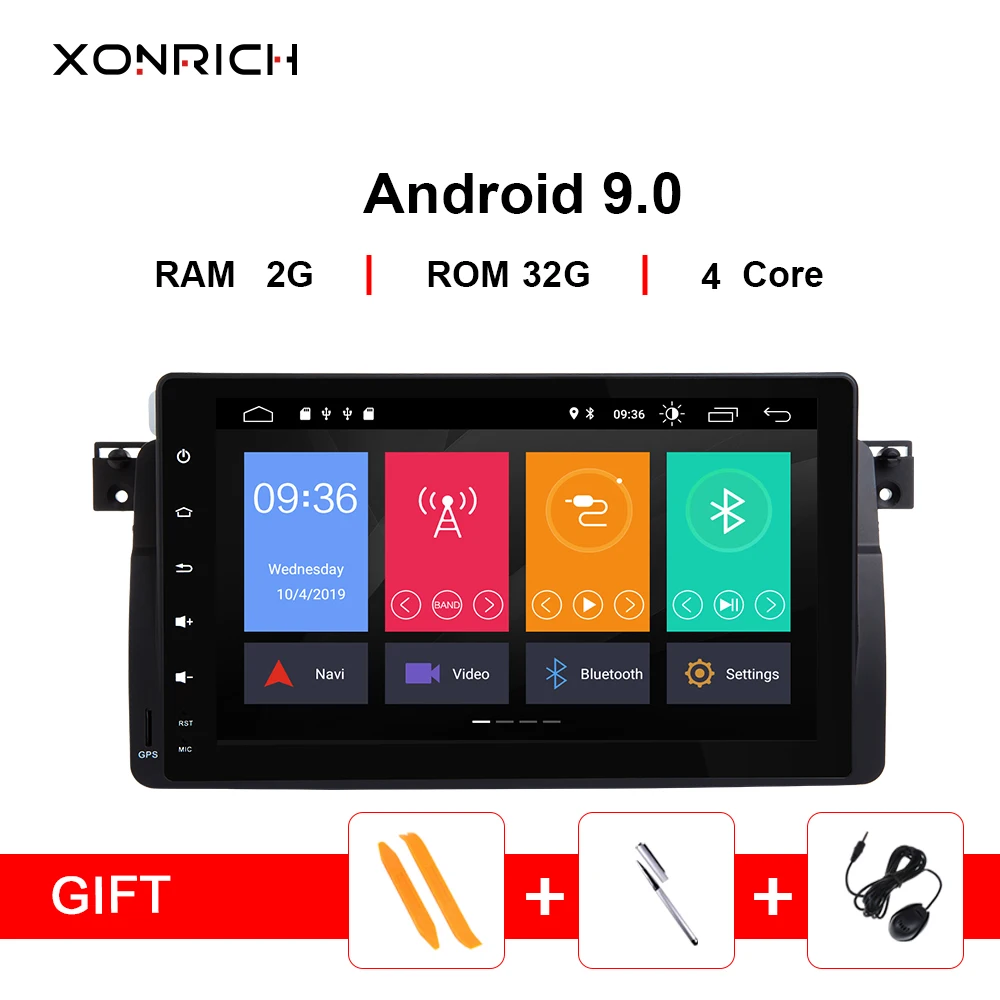 Xonrich AutoRadio Car Multimedia Player 1 Din Android 9.0 For BMW E46 M3 Rover 75 318/320/325/330/335MG ZT Coupe GPS Navigation
Xonrich AutoRadio Car Multimedia Player 1 Din Android 9.0 For BMW E46 M3 Rover 75 318/320/325/330/335MG ZT Coupe GPS Navigation