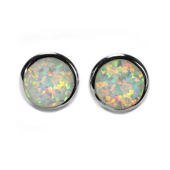 JZE0052 Simple Round Stud Earrings White Opal Gem Silver Plated Earrings for Women 'sFashion Jewelry for Wedding Gift white
JZE0052 Simple Round Stud Earrings White Opal Gem Silver Plated Earrings for Women 'sFashion Jewelry for Wedding Gift white