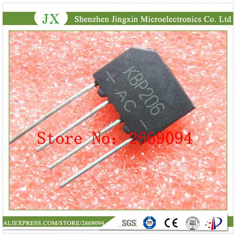 10PCS KBP206 KBP206G DIP Bridge Rectifier 2A 600V new and original IC free shipping
10PCS KBP206 KBP206G DIP Bridge Rectifier 2A 600V new and original IC free shipping