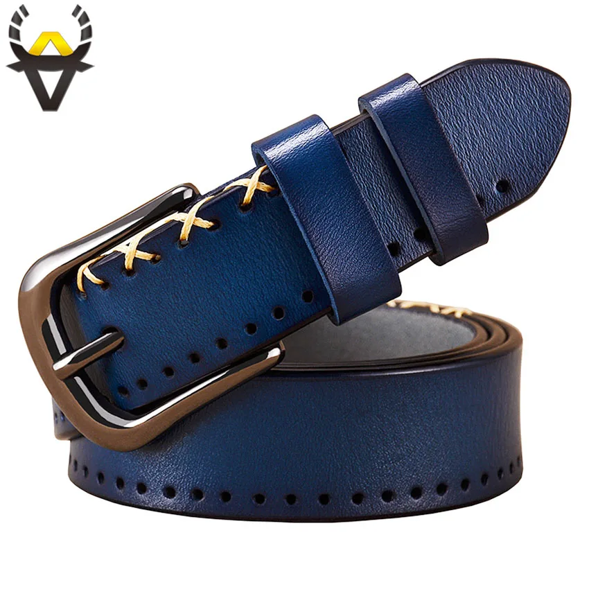 Fashion designer stitching women's belts New Top quality Cowskin Genuine leather belt woman Second layer Casual strap for jeans
Fashion designer stitching women's belts New Top quality Cowskin Genuine leather belt woman Second layer Casual strap for jeans