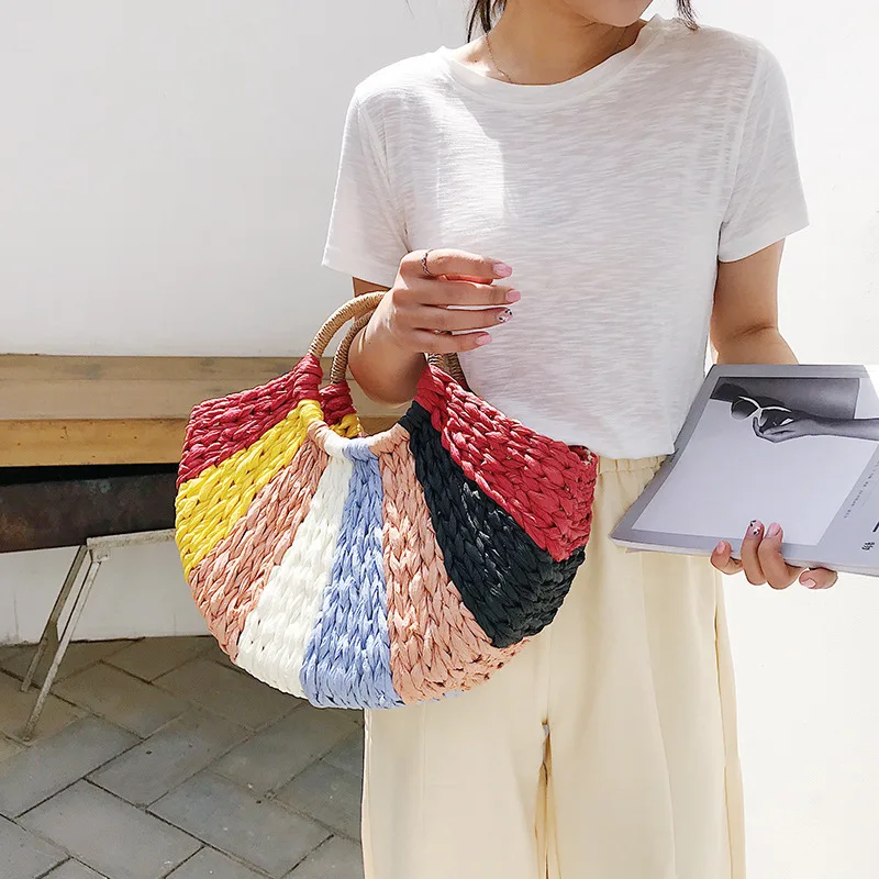 Female Straw Beach Bag Tote Crossbody Bags For Women 2019 Summer Wicker Designer Handbag Ladies Hand Rattan Flowers Shoulder Bag
Female Straw Beach Bag Tote Crossbody Bags For Women 2019 Summer Wicker Designer Handbag Ladies Hand Rattan Flowers Shoulder Bag
