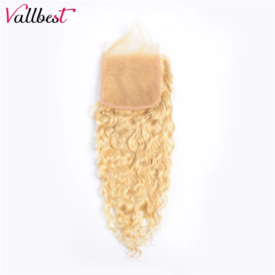 Vallbest Brazilian Water Wave Closure 100% Human Hair Closure Free Part 613 Blonde Color 4X4 Lace Closure Remy Hair 8-20 Inch
Vallbest Brazilian Water Wave Closure 100% Human Hair Closure Free Part 613 Blonde Color 4X4 Lace Closure Remy Hair 8-20 Inch