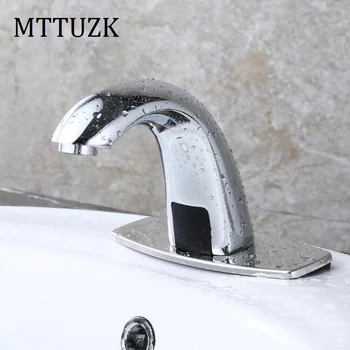 MTTUZK Brass Bathroom Automatic Touch Free Sensor Faucets Water Saving Basin Sensor Tap Hot and Cold Mixer DC6V&AC220V Torneira
MTTUZK Brass Bathroom Automatic Touch Free Sensor Faucets Water Saving Basin Sensor Tap Hot and Cold Mixer DC6V&AC220V Torneira