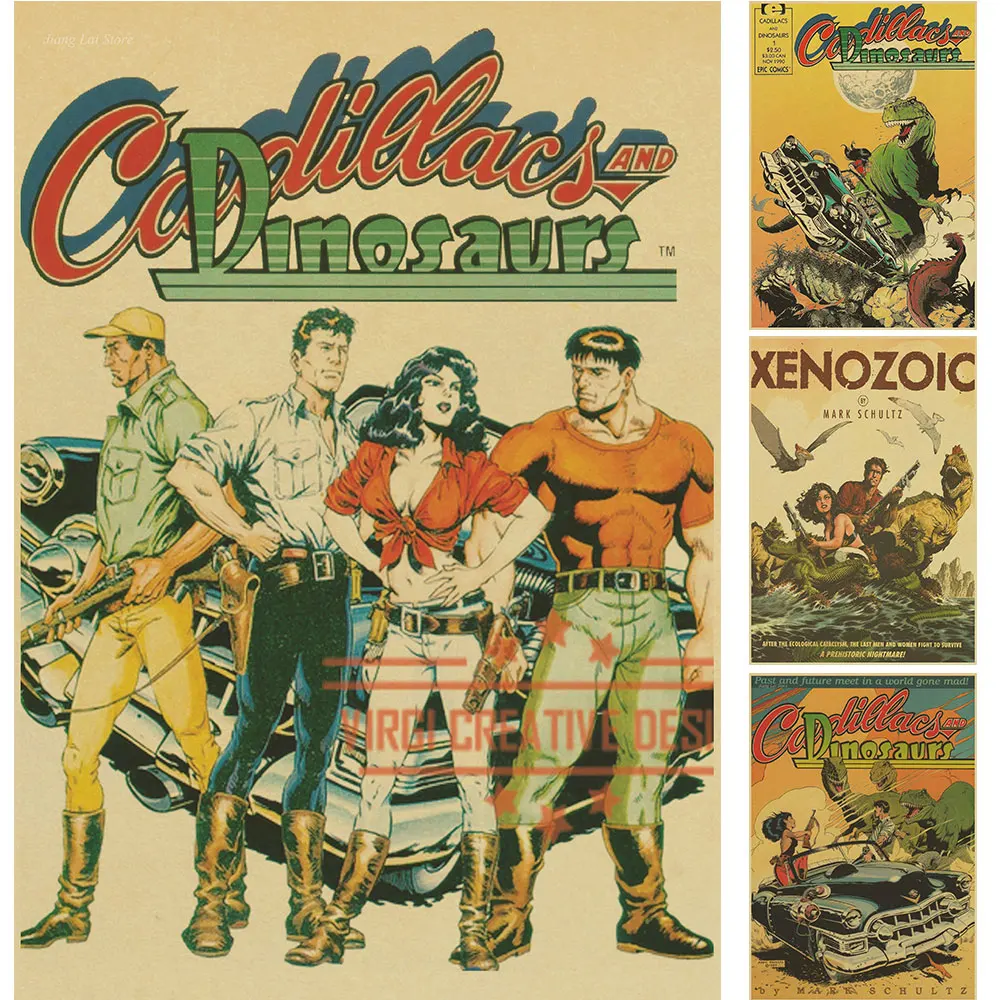 Free shipping,Cadillacs and Dinosaurs/ ACT GAME/kraft paper/bar poster/Retro Poster/decorative painting
Free shipping,Cadillacs and Dinosaurs/ ACT GAME/kraft paper/bar poster/Retro Poster/decorative painting