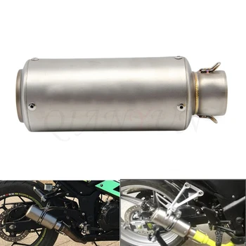 60mm 50mm motorcycle modified muffler exhaust pipe for large displacement motorcycle off-road vehicles
60mm 50mm motorcycle modified muffler exhaust pipe for large displacement motorcycle off-road vehicles