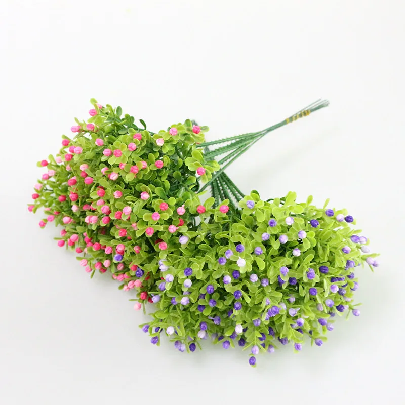 Flone 10pcs Mini Artificial Small Milan Plastic Fake Flower Bouquet For Home Wedding Party Hotel Theme Design DIY Decoration Art
Flone 10pcs Mini Artificial Small Milan Plastic Fake Flower Bouquet For Home Wedding Party Hotel Theme Design DIY Decoration Art