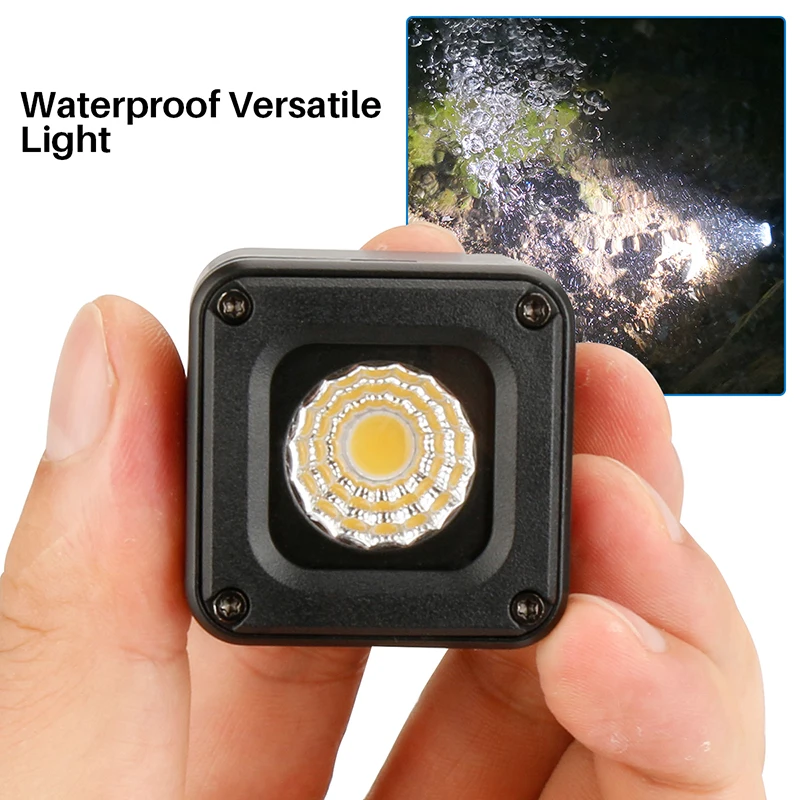 Ulanzi L1 Waterproof Adjustable LED Video Light On Camera Studio Versatile Light for Canon Nikon Camp Light for Gopro 6 5 Dji
Ulanzi L1 Waterproof Adjustable LED Video Light On Camera Studio Versatile Light for Canon Nikon Camp Light for Gopro 6 5 Dji